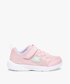 GEMO Baskets fille en mesh brillant – Skechers Stepz Easy Peasy rose standard