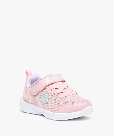 baskets fille en mesh brillant - skechers stepz easy peasy roseC056401_2