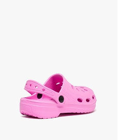 sabots souples fille unis dessus perfore roseC057101_3