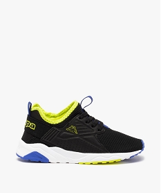 GEMO Baskets garçon en mesh et lacets élastiques – Kappa San Puerto noir standard