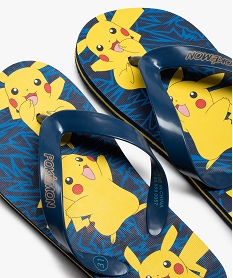 tongs enfant imprimees pikachu – pokemon bleuC060601_2