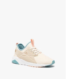 baskets fille running en mesh - kappa san puerto beige basketsC061801_2