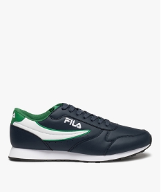 GEMO Baskets garçon bicolores à lacets – Fila Orbit Low Bleu