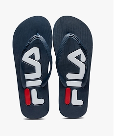 GEMO Tongs garçon semelle imprimée logo - Fila Bleu