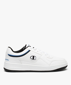 GEMO Baskets homme unies à lacets – Champion Rebound blanc  bleu