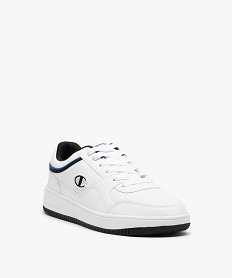 baskets homme unies a lacets - champion rebound blancC066301_2