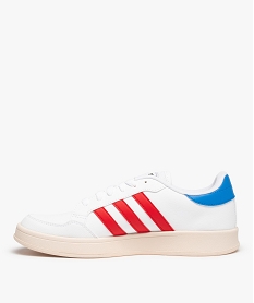 baskets homme style retro tricolores - adidas breaknet blancC066601_3