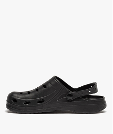 sabots souples homme dessus uni perfore noir standardC069701_3