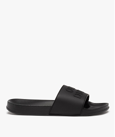 GEMO Mules de piscine homme unies  off duty noir standard