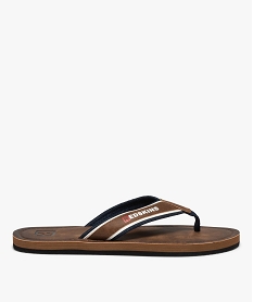 GEMO Tongs homme à larges brides - Redskins Brun