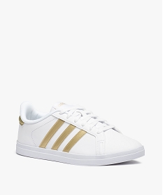 baskets femme bicolores a lacets – adidas courtpoint blanc baskets et tennisC072801_2