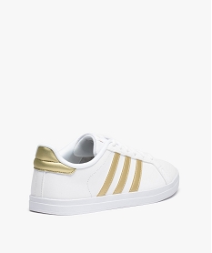 baskets femme bicolores a lacets – adidas courtpoint blanc baskets et tennisC072801_4