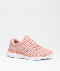 baskets femme running en mesh uni - skechers rose baskets skechersC074001_2