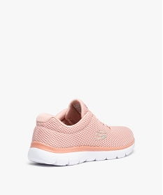 baskets femme running en mesh uni - skechers rose baskets skechersC074001_4