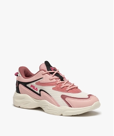 baskets femme running en mesh – fila veloce rose baskets et tennisC074301_2