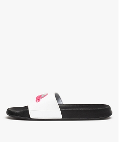 mules de piscine femme avec logo en relief - ellesse blancC075401_3