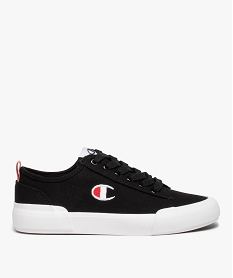 GEMO Baskets femme en toile unie à lacets – Champion Revoli noir vif