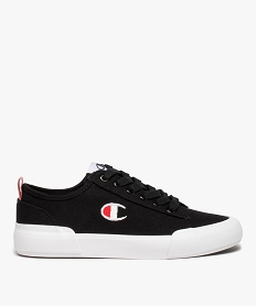 GEMO Baskets femme en toile unie à lacets – Champion Revoli Noir