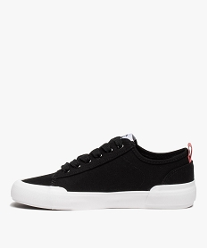 baskets femme en toile unie a lacets – champion revoli noir baskets et tennisC078001_3