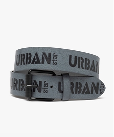 ceinture garcon large a inscription gravee gris autres accessoiresC080901_1