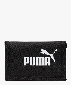 GEMO Portefeuille homme en textile 3 volets à fermeture scratch - Puma Noir