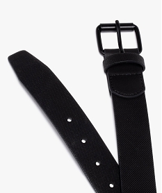 ceinture homme en matiere texturee avec boucle metal noir standardC082201_2