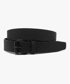 ceinture homme en matiere texturee avec boucle metal noir standardC082201_4
