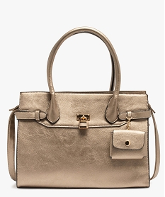 sac femme esprit couture en matiere scintillante gris sacs a mainC087101_1