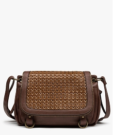 SAC PORTE CROISE FMR CACOK MARR MARO MARRON:40089070934-Synthetique///Polyester/