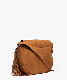 sac femme a bandouliere avec franges orange sacs bandouliereC090601_2