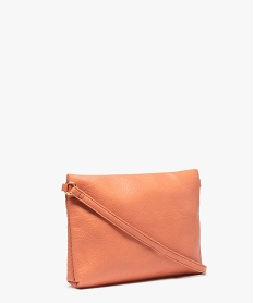 sac besace femme format pochette a motif texture rose sacs bandouliereC091701_2