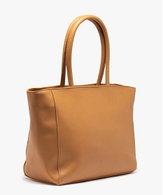 sac a main femme trapeze grand format beigeC094301_2