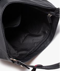 sac femme avec anse ornee dun foulard noir sacs a mainC094501_3