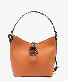 sac a main femme forme seau grand format orange sacs a mainC095001_1