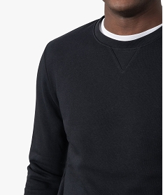 sweat homme avec interieur molletonne noirC099301_2