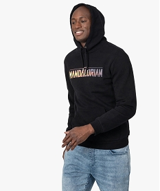 sweat homme a capuche  the mandalorian  - star wars noirC101001_1