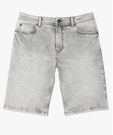 bermuda homme en jean delave grisC103901_4