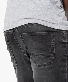 bermuda homme en jean delave noirC104101_2