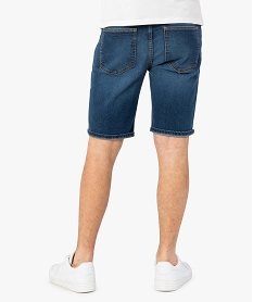 bermuda homme en jean gris shorts en jeanC104401_2