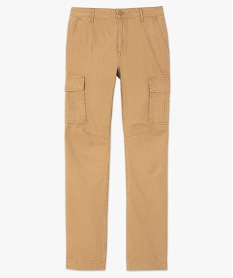 pantalon homme baggy avec bas ajustable beige pantalonsC105001_4