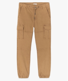 pantalon homme cargo coupe straight beigeC105301_4