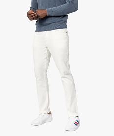 PANTALON DENIM HOV 18RABOLA134 PANTALON BLANC:40178100290-Coton////