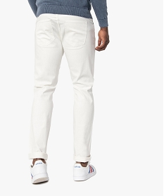 jean homme coupe straight legerement delave blanc pantalonsC105701_3