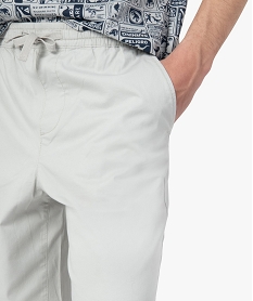 bermuda homme en coton stretch beigeC109701_2