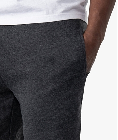 pantalon de jogging molletonne homme grisC113701_2