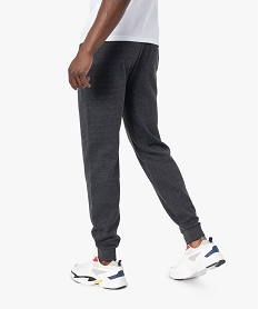 pantalon de jogging molletonne homme grisC113701_3