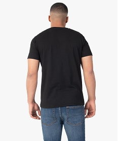 tee-shirt homme a manches courtes et col rond noir tee-shirtsC120301_3