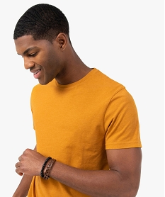 tee-shirt homme a manches courtes et col rond orange tee-shirtsC121001_2