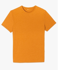 tee-shirt a manches courtes et col rond homme orange tee-shirtsC121001_4