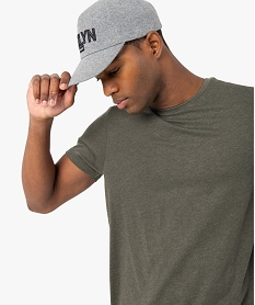 tee-shirt homme a manches courtes et col rond vert tee-shirtsC121101_2